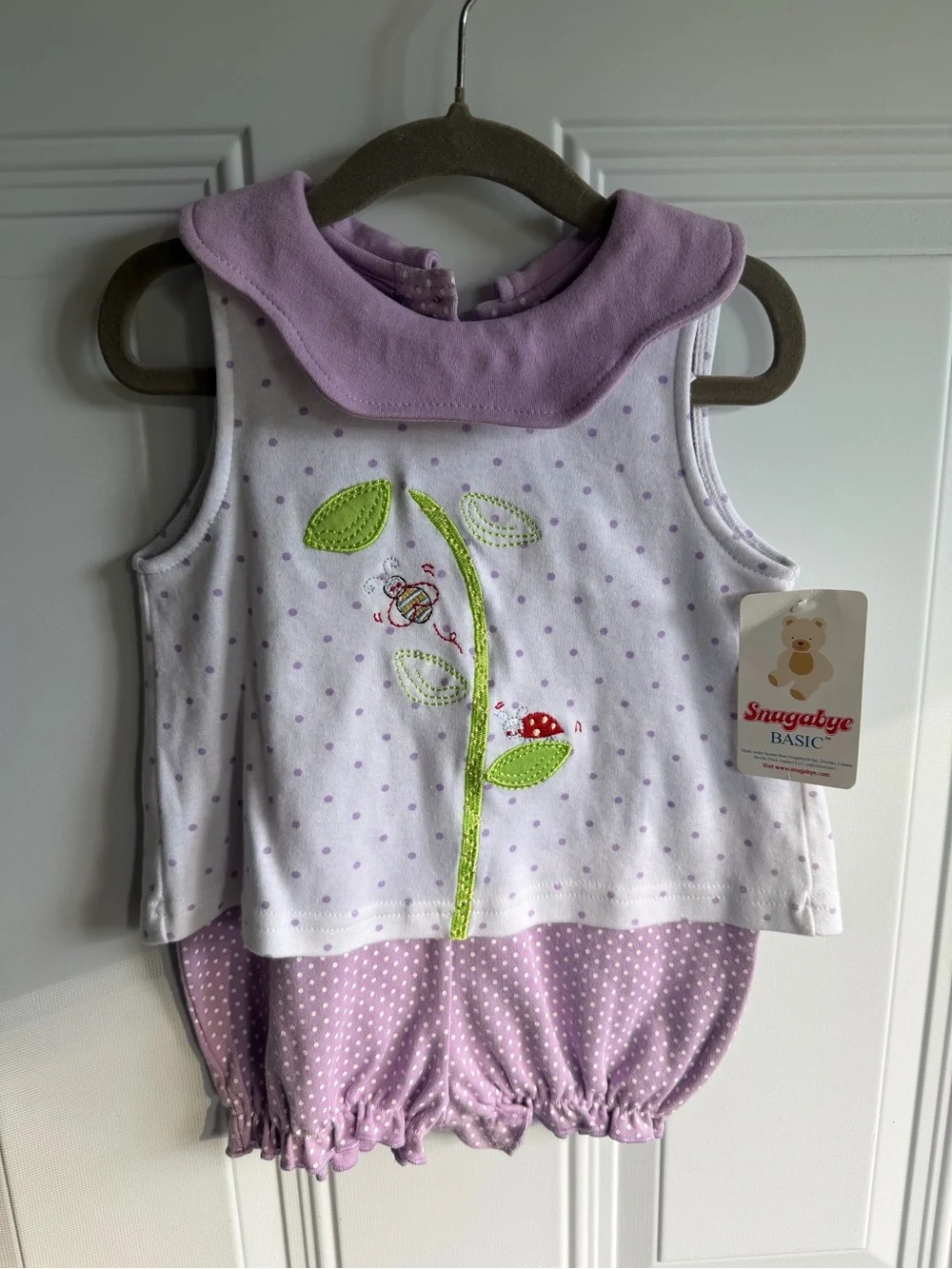 NWT Vintage Snugabye Baby Romper size 18m